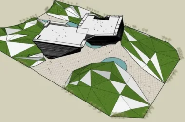 SketchUp Cultural Model: Modern Multi-Story Museum Architecture-BIM WORLD
