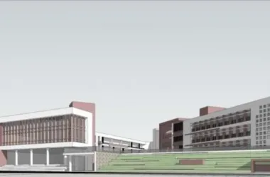 Modern Multi-Story Elementary School Model | Educational Campus Architecture in SketchUp-BIM WORLD