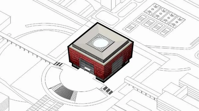 BIM Architecture | A 'Big Red Lantern' on the Woye Plain: Chengdu New Year's Eve Study New Collection Library/China Southwest Architectural Design and Research Institute