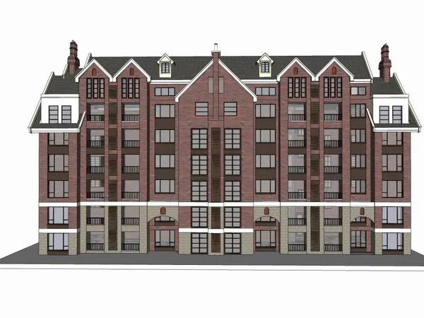 Sketchup Villa Model | Townhouse, Garden Villa, Classical Style