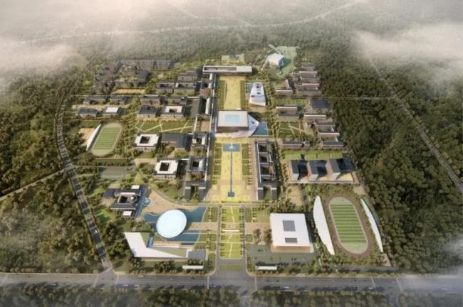 Sketchup School Model | Multi story School, Campus Educational Architecture, Modern Style