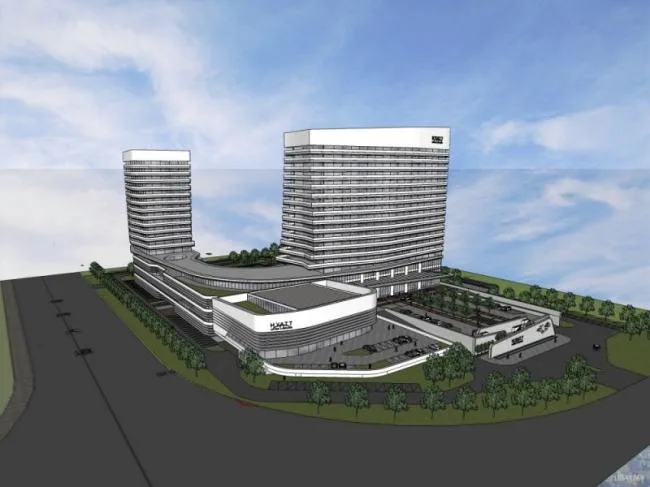 Sketchup Hotel Model | High Rise Hotel, Modern Style