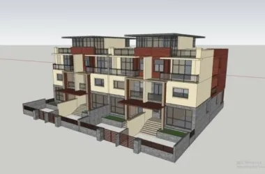 Modern SketchUp Villa Models: Residential, Double Split, and Multi-Row Designs-BIM WORLD