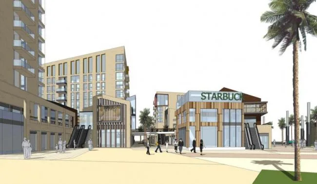Sketchup Business Model | Multi story Commercial Street, New Chinese Style