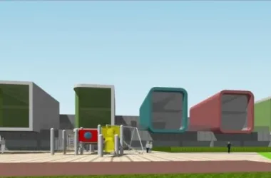 Modern Multi-Story Kindergarten School Model | Educational Architecture in SketchUp-BIM WORLD