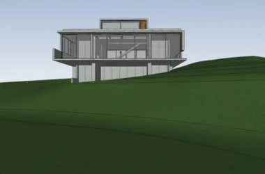 Modern Solo Villa Design | SketchUp 3D Model-BIM WORLD