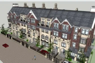 Classical Style Townhouse Villa Model in SketchUp-BIM WORLD