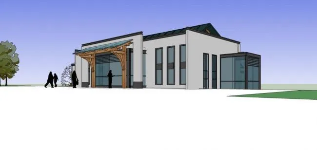 Sketchup Business Model | Multi story Clubhouse, Commercial Building, New Chinese Style