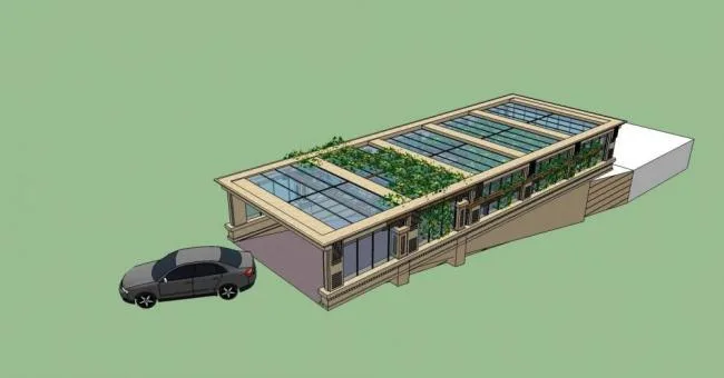 SketchUp Material Models: European-Style Building Components and Garage Entrances