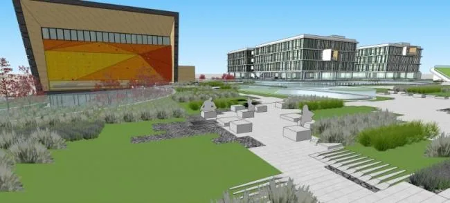 Sketchup Gymnasium Model | Multi story Gymnasium, Modern Style