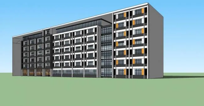 Sketchup Hospital Model | Multi story Hospital, Inpatient Building, Medical Architecture, Modern Style