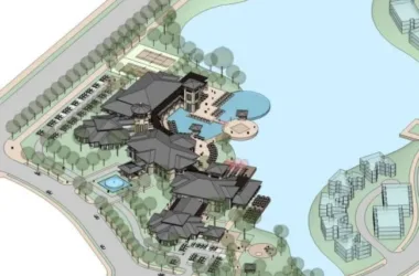 SketchUp Business Model Featuring Clubhouse in European Classical Style-BIM WORLD