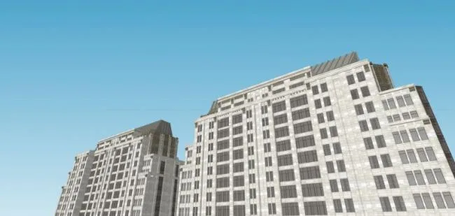 Sketchup Residential Model | Super High rise Residential Buildings, Residential Buildings, Classical Style