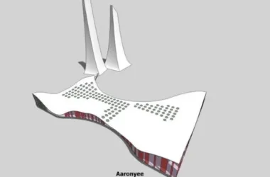 SketchUp Cultural Model: Modern Multi-Story Art Gallery Architecture-BIM WORLD