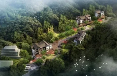 SketchUp Villa Model: Chinese-Style Single Family Villa Cluster-BIM WORLD