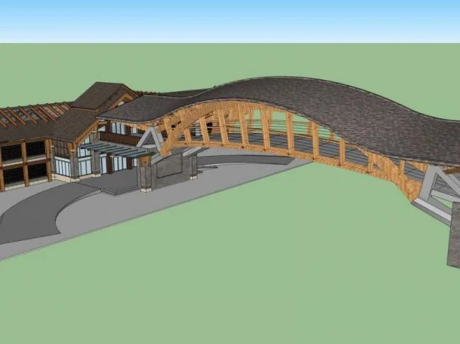 Sketchup Business Model | Multi story Commercial Club, Chinese Style