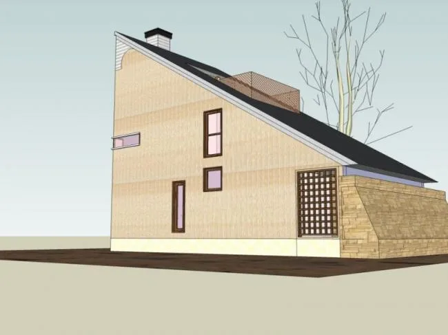 Sketchup Residential Model | Low rise Residential, Modern Style