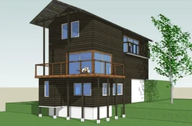 Modern Solo Villa Design | SketchUp 3D Model-BIM WORLD