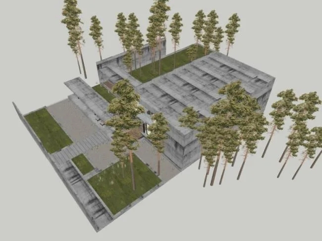 Sketchup Villa Model | Solo Villa, Modern Style