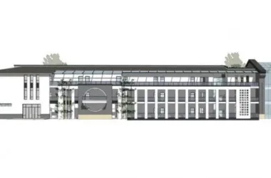 SketchUp Multi-Story Hotel Model Featuring Traditional Chinese Architecture-BIM WORLD