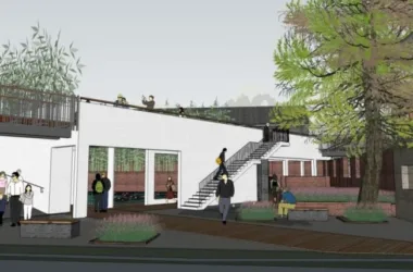 SketchUp Cultural Model: Multi-Story Visitor Center in Modern Chinese Style-BIM WORLD