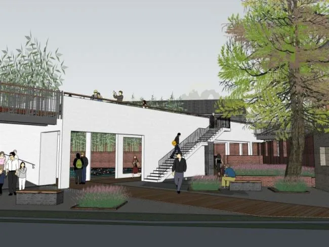 Sketchup Cultural Model | Multi story Visitor Center, New Chinese Style, Cultural Architecture