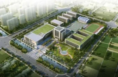 Modern Multi-Story University Campus and Educational Buildings in SketchUp-BIM WORLD