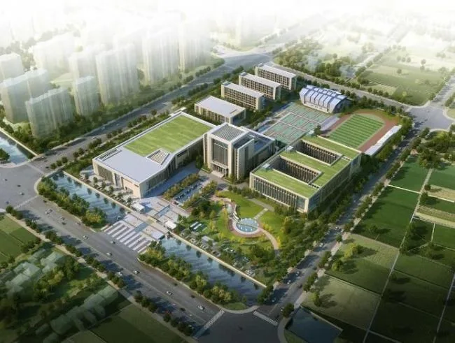 Sketchup School Model | Multi story University Campus, College, Teaching Buildings, Educational Buildings, Modern Style