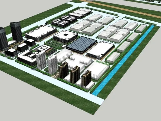 Sketchup Office Model | Multi story Office Building, Modern Style