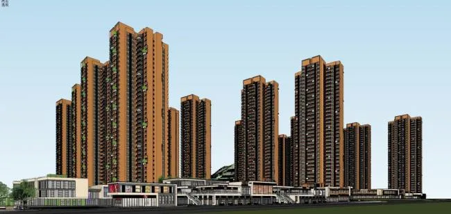 Sketchup Business Model | Sales Office, Modern Style, Commercial Building