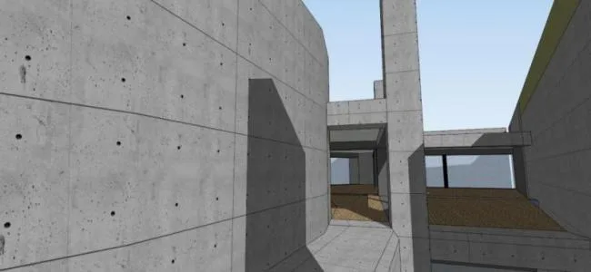 Sketchup Villa Model | Solo Villa, Ito Mansion, Yin Dong Mansion, Modern Style, Tadao Ando