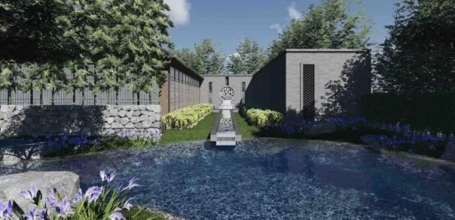 Sketchup Landscape Model | Courtyard Landscape, Chinese Style