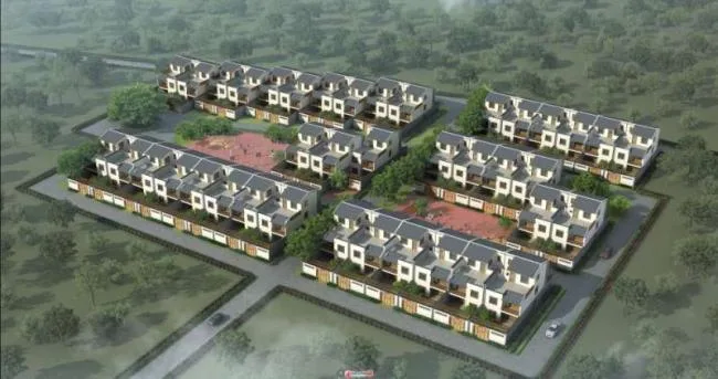 Sketchup Villa Model | Villa Cluster, Chinese Style