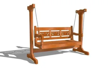 SketchUp Material Models: Swing Chair, Landscape Elements, and Component Textures-BIM WORLD