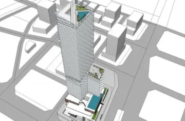 Modern Multi-Story Commercial Complex Modeled in SketchUp-BIM WORLD