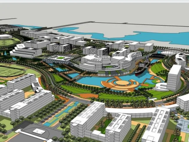 Sketchup Planning Model | Urban Planning, Modern Style