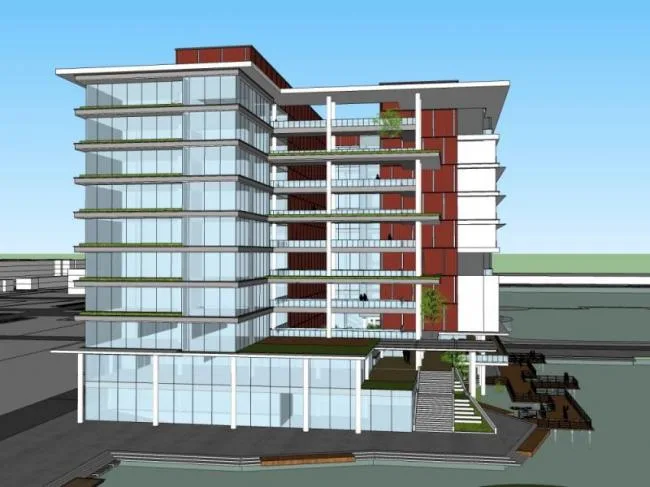 Sketchup School Model | High rise School, Campus Educational Architecture, Modern Style