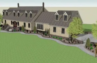 Modern Villa Design | SketchUp 3D Model-BIM WORLD