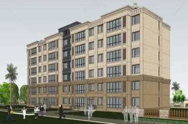 SketchUp Residential Model: Multi-Story Classical European-Style Home Design-BIM WORLD