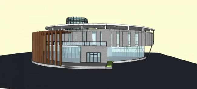 Sketchup Business Model | Clubhouse, Commercial Building, Modern Style