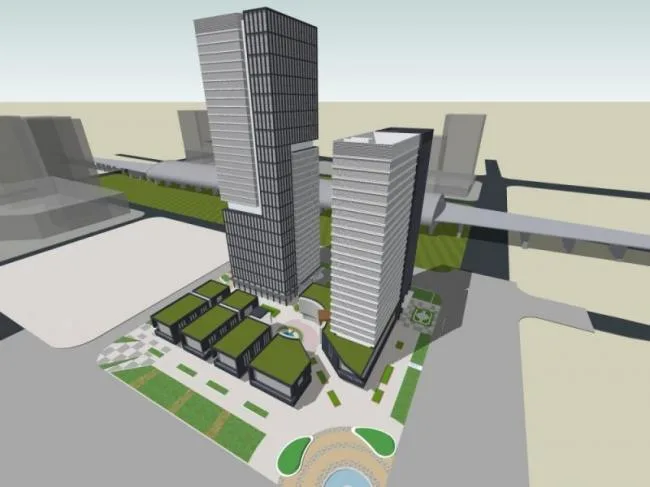Sketchup Office Model | Super High rise Office Building, Modern Style