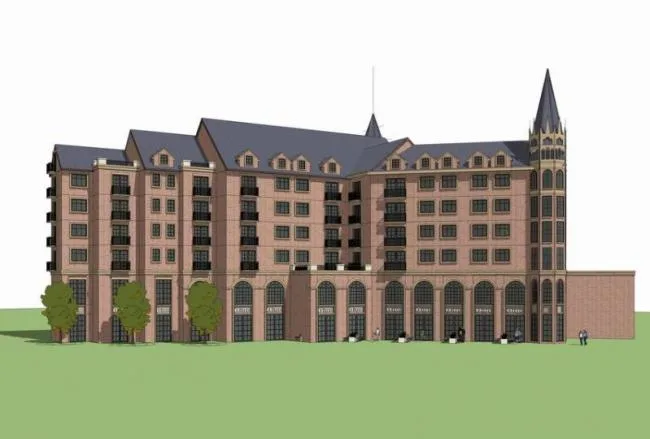 Sketchup Residential Model | Multi story Residence, Residential Building, British Classical Style