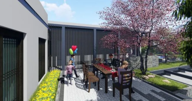 Sketchup Landscape Model | Roof Garden, Modern Style