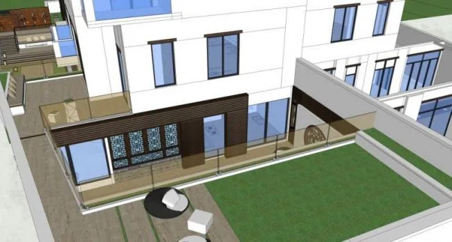 Sketchup Landscape Model | Courtyard Landscape, Modern Chinese Style