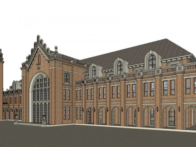 Sketchup Business Model | Multi story Clubhouse, Classical Style