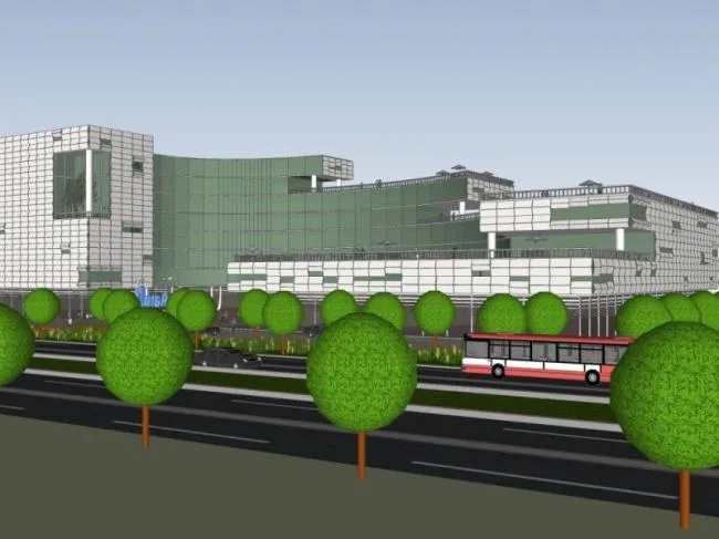 Sketchup Office Model | Multi story Industrial Park, Office Area, Modern Style