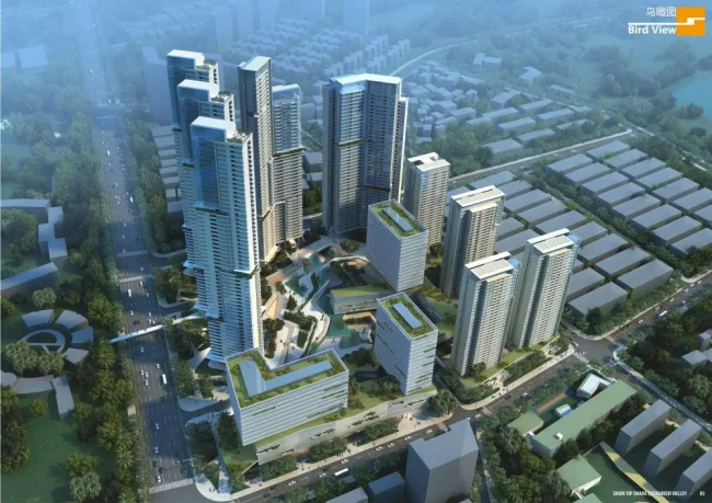 Sketchup Residential Model | Super high-rise residential community, modern style, residential building