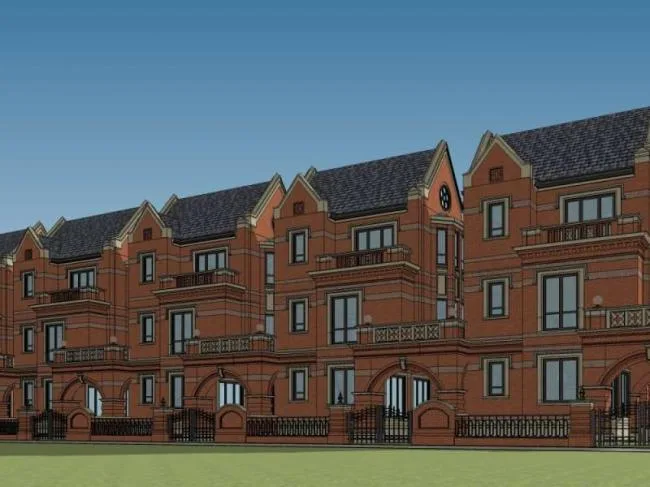 Sketchup Villa Model | Townhouse, Classical Style