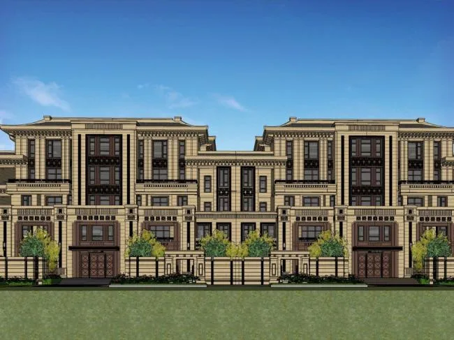 Sketchup Residential Model | Multi story Residence, Garden House, Residential Building, Classical Style