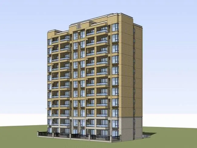 Sketchup Residential Model | Mid to High Rise Residential Buildings, Modern Style, Residential Architecture